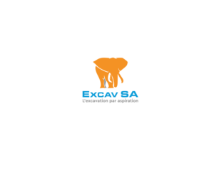 Excav SA / L'excavation par aspiration | Diseño de Logo por Tt design
