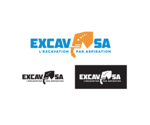 Excav SA / L'excavation par aspiration | Logo Design by Buck Tornado