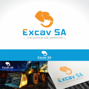 Excav SA / L'excavation par aspiration | Logo-Design von Nicolene Barnard