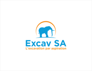 Excav SA / L'excavation par aspiration | Logo Design by BNdesigner