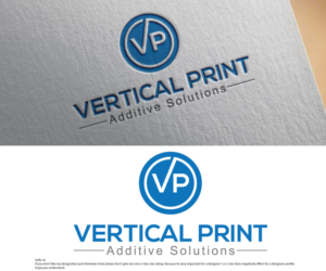 VP VERTICAL PRINT/ Additive Solutions | Logo-Design von sekanul