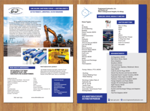 Heavy Equipment Hydraulics Companies Needs double sided flyer (already halfway completed) | Flyer-Design von MNM