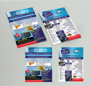Diseño de Flyer por Black Stallions Impressive Solutions para EHI Mobile Solutions, Inc. | Diseño #26321772