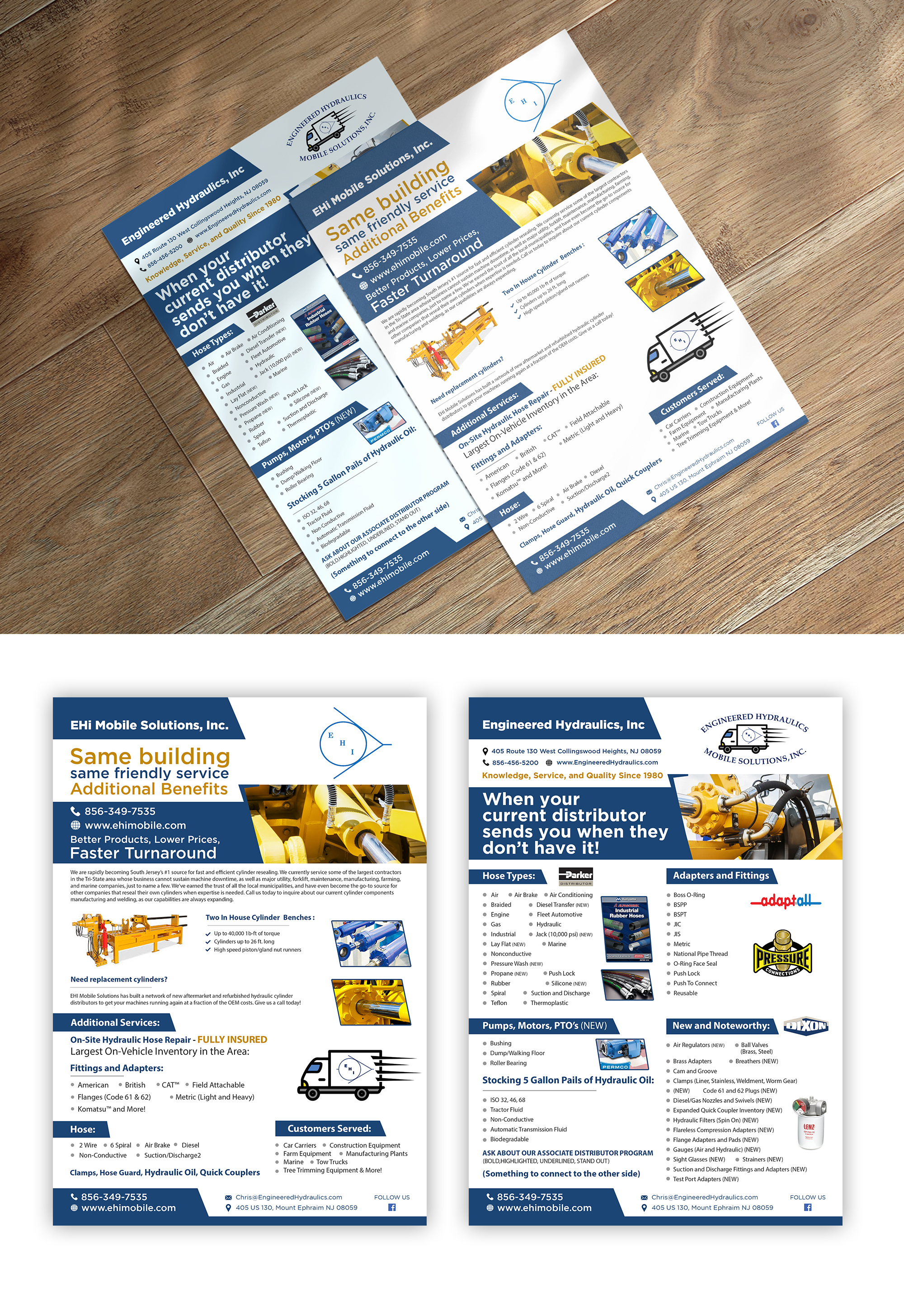Flyer Design by debdesign for EHI Mobile Solutions, Inc. | Design #26316518
