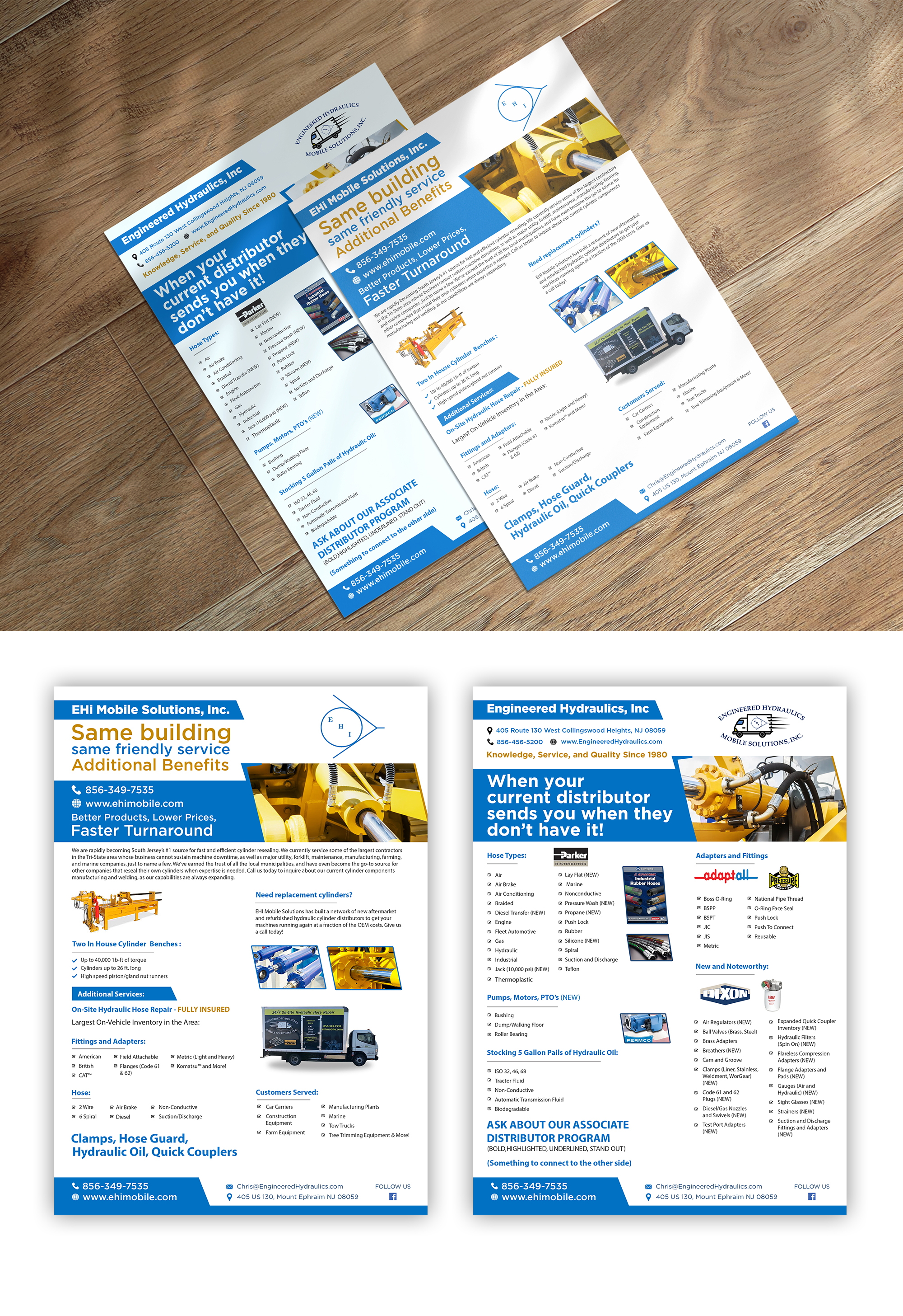 Flyer Design by debdesign for EHI Mobile Solutions, Inc. | Design #26320666