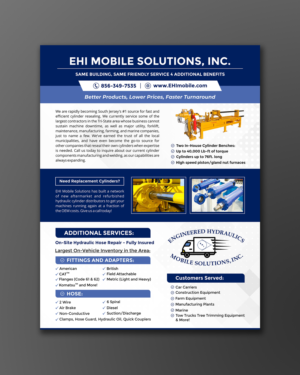 Flyer Design by ecorokerz for EHI Mobile Solutions, Inc. | Design: #26316568