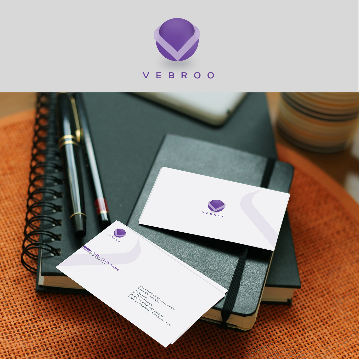 Logo Design by abhome for Vebroo | Design #26350581
