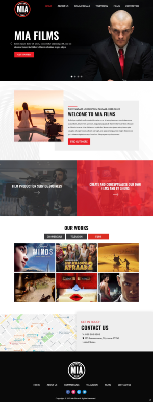 Web Design by pb for Made in Africa Films | Design: #26317753
