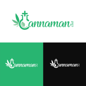 The Logo should include "CANNAMAN" , the letters "CBD" and a picture of the swiss cross (not the written words). | Diseño de Logo por Creative Jiniya
