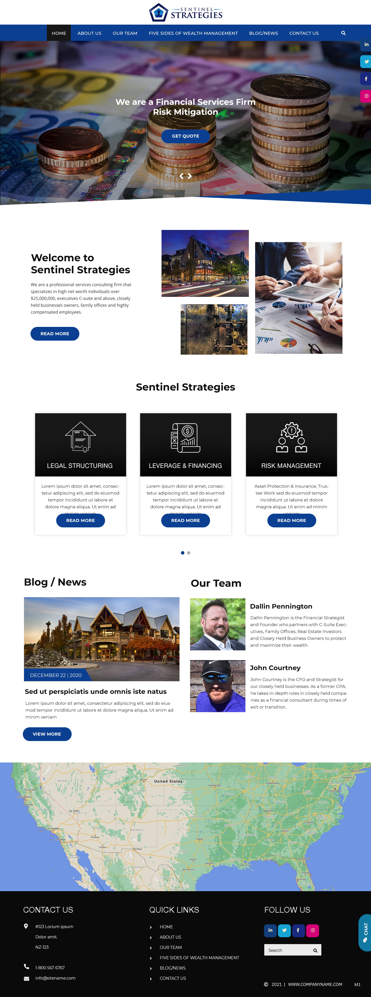 Web Design par pb pour Sentinel Way | Design #26317782