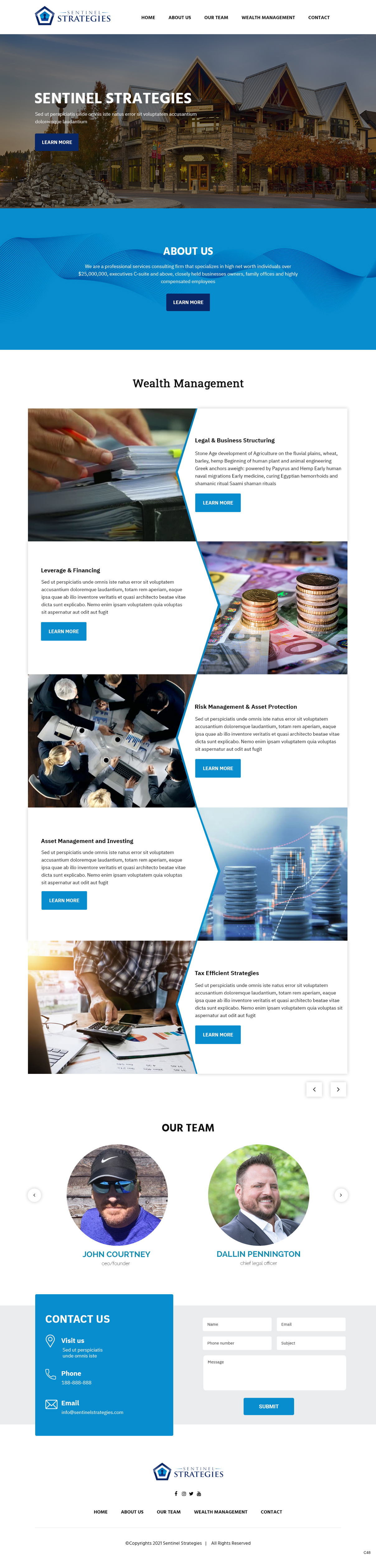 Web Design par pb pour Sentinel Way | Design #26317783