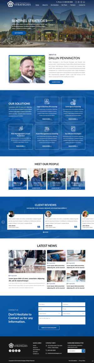 Diseño Web por pb para Sentinel Way | Diseño #26317785