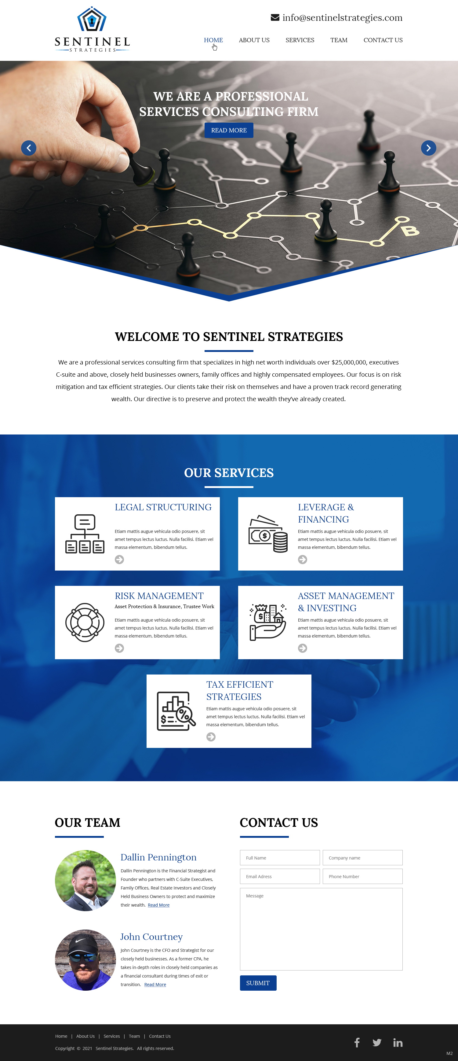 Web Design par pb pour Sentinel Way | Design #26317787