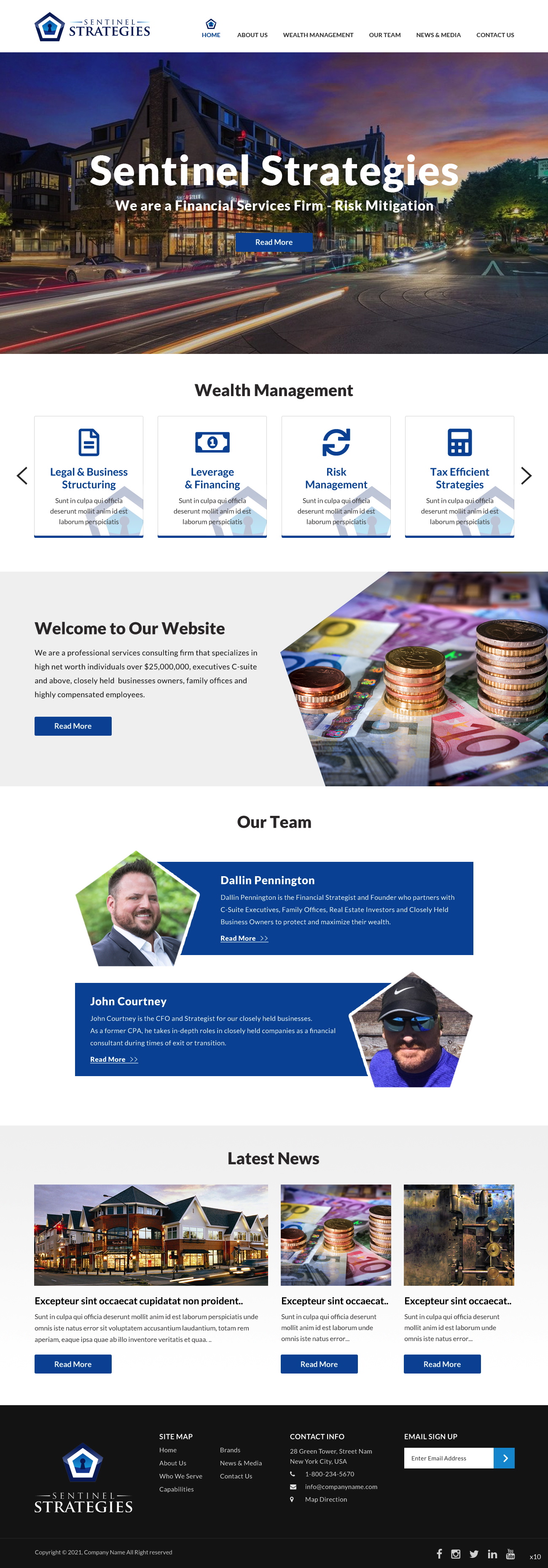 Web-Design von pb für Sentinel Way | Design #26317788