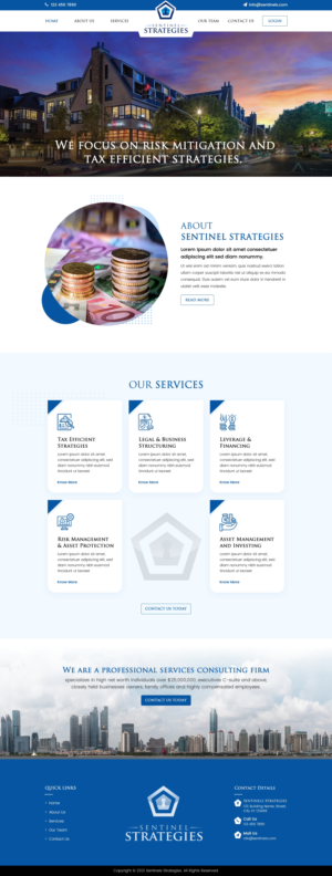 Web Design by Sbss for Sentinel Way | Design: #26329088