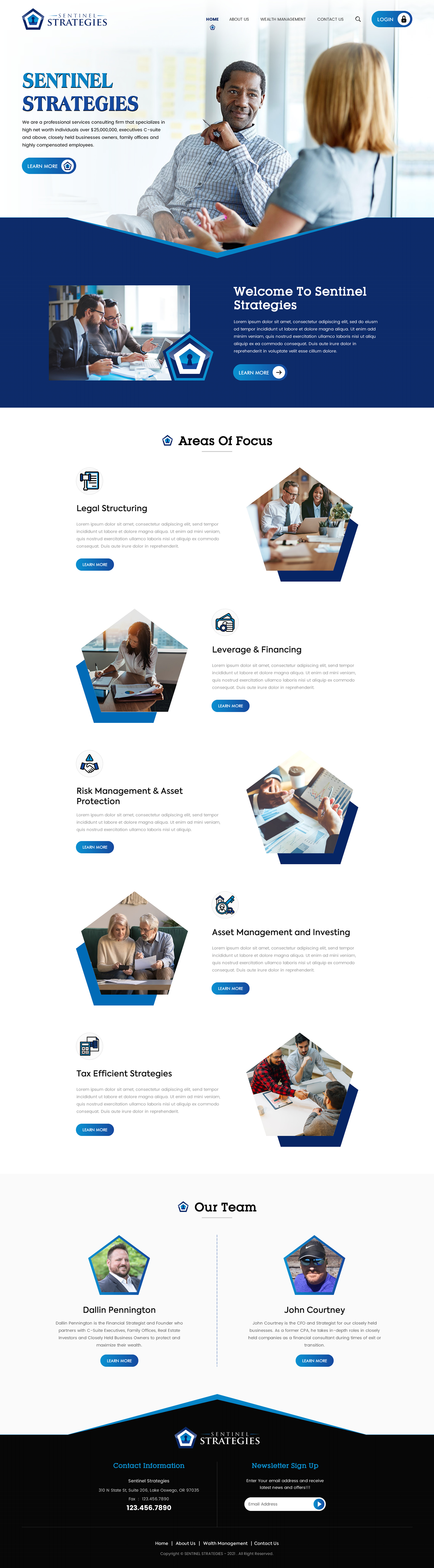 Web Design par rightway pour Sentinel Way | Design #26317874