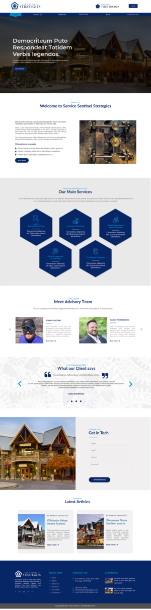 Web Design by chandrayaan.creative for Sentinel Way | Design: #26328842