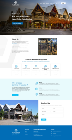 Web Design by SAC-D for Sentinel Way | Design: #26316986