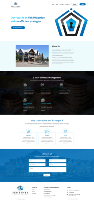 Web Design by SAC-D for Sentinel Way | Design: #26317031