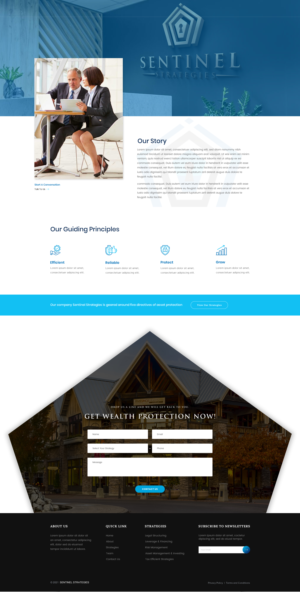 Web Design by SAC-D for Sentinel Way | Design: #26323619