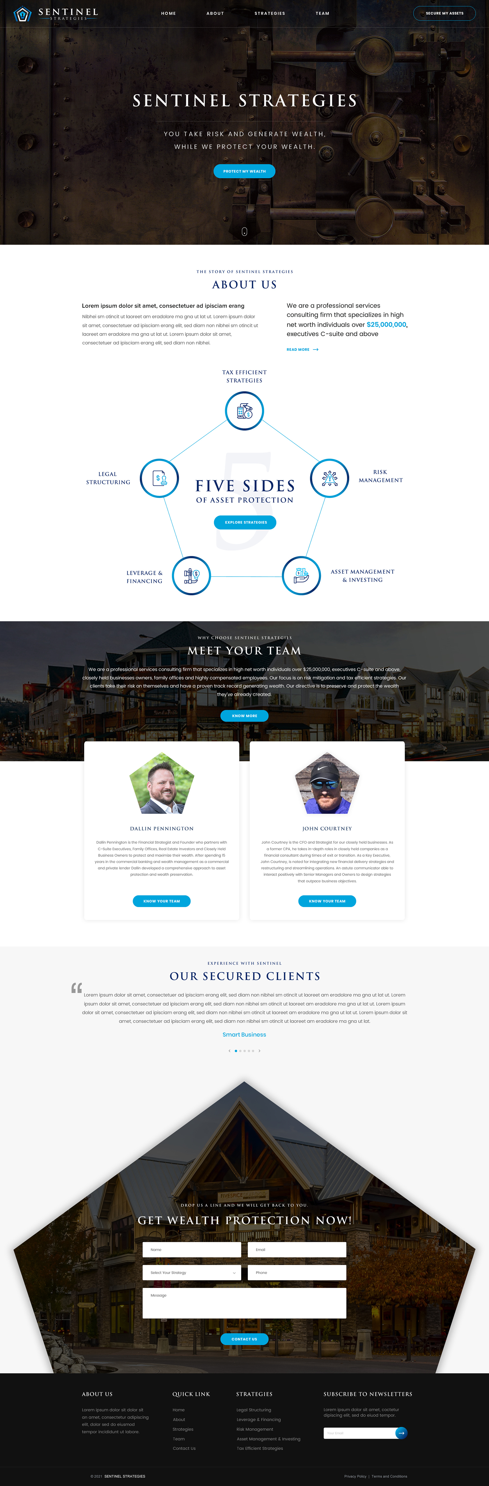 Web Design by SAC-D for Sentinel Way | Design #26323620