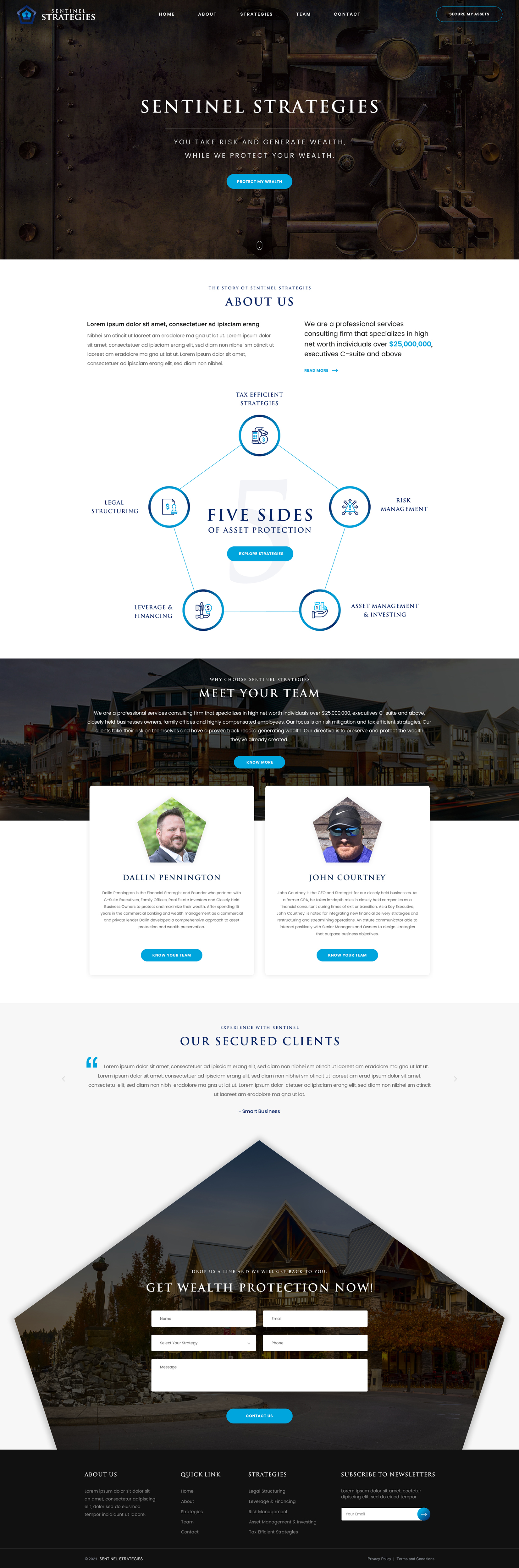 Web Design by SAC-D for Sentinel Way | Design #26329136