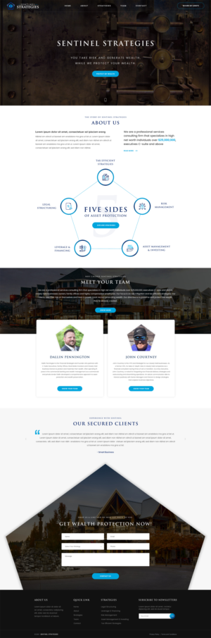 Web Design by SAC-D for Sentinel Way | Design: #26329136