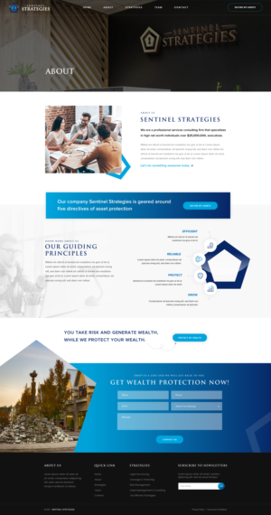 Web Design by SAC-D for Sentinel Way | Design: #26329137