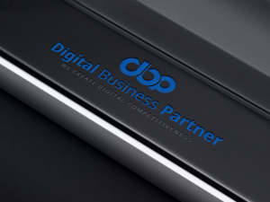 Slogan:We create digital competitiveness | Logo Design by makerlogoz