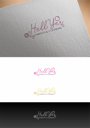 HELL ' YER Carpets & Cleaning | Logo Design by Dickythx16