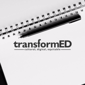 transformED     cultural, digital, equitable | Logo Design by Gerald Design 3