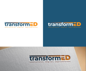 transformED     cultural, digital, equitable | Diseño de Logo por uitaki