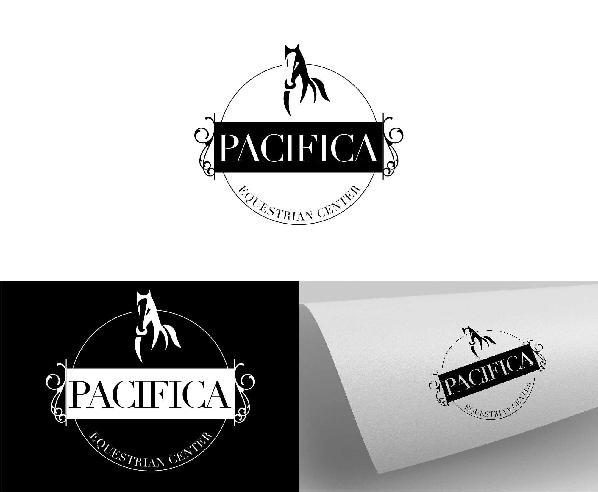 Logo Design by ileanalp for Pacifica Equestrian Center | Design #26470300