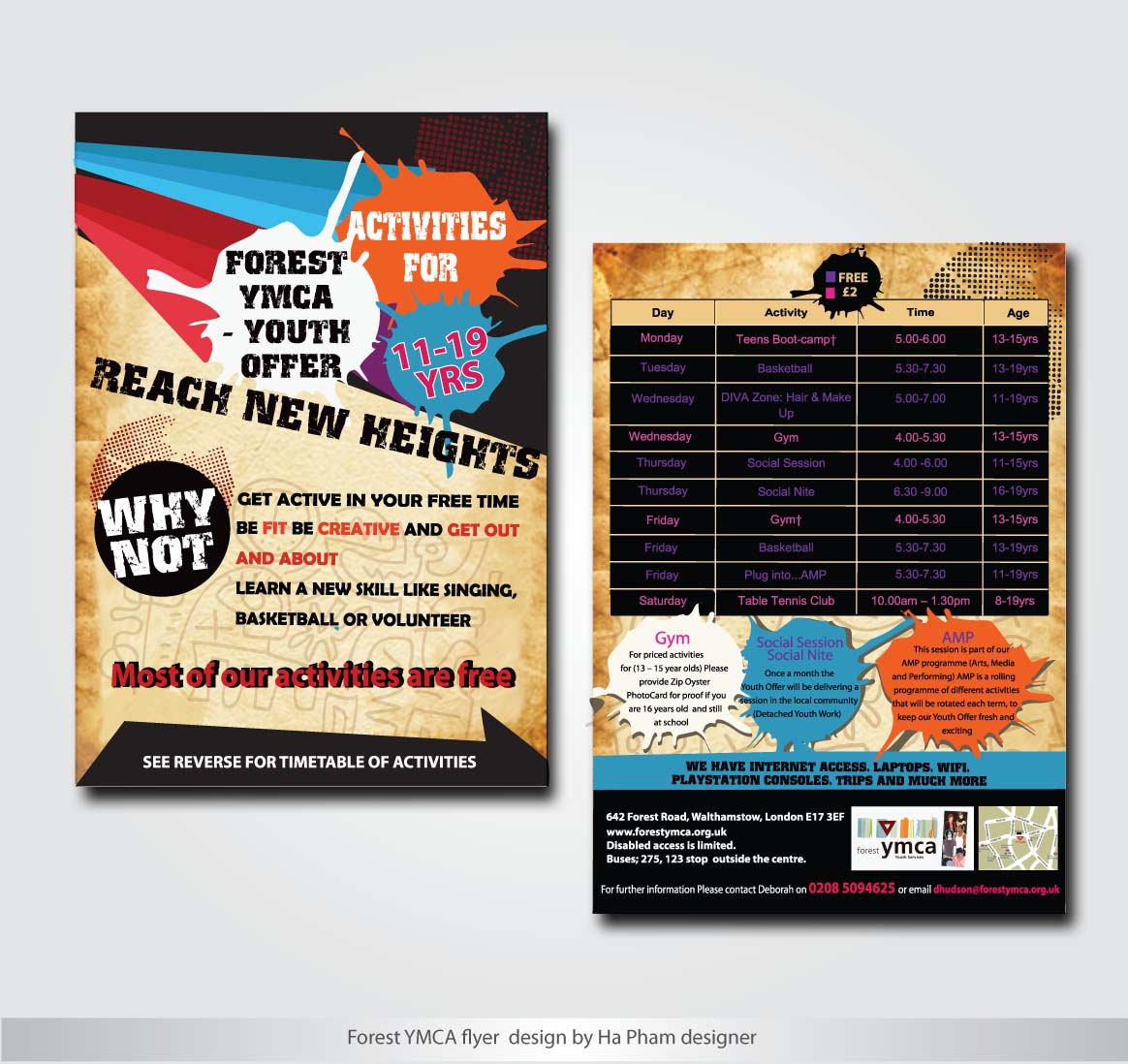 Diseño de Flyer por Hana para FOREST YMCA | Diseño #748958