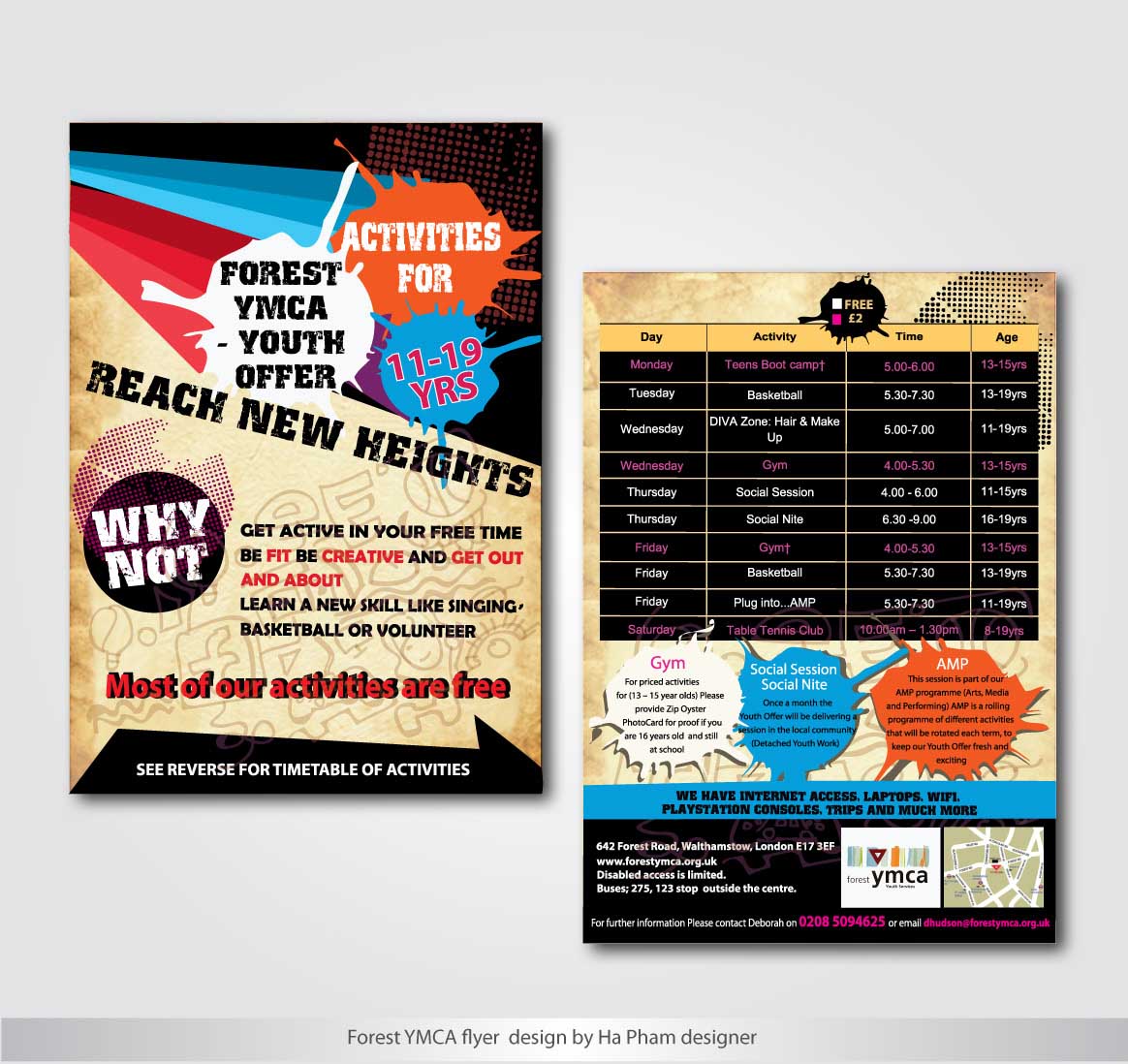 Flyer Design by Hana for FOREST YMCA | Design #760375