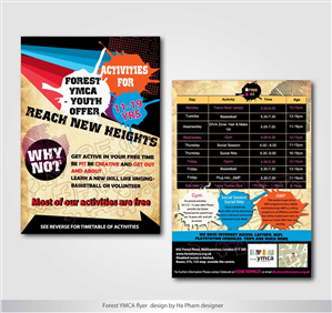 Flyer Design by Hana for FOREST YMCA | Design: #760375