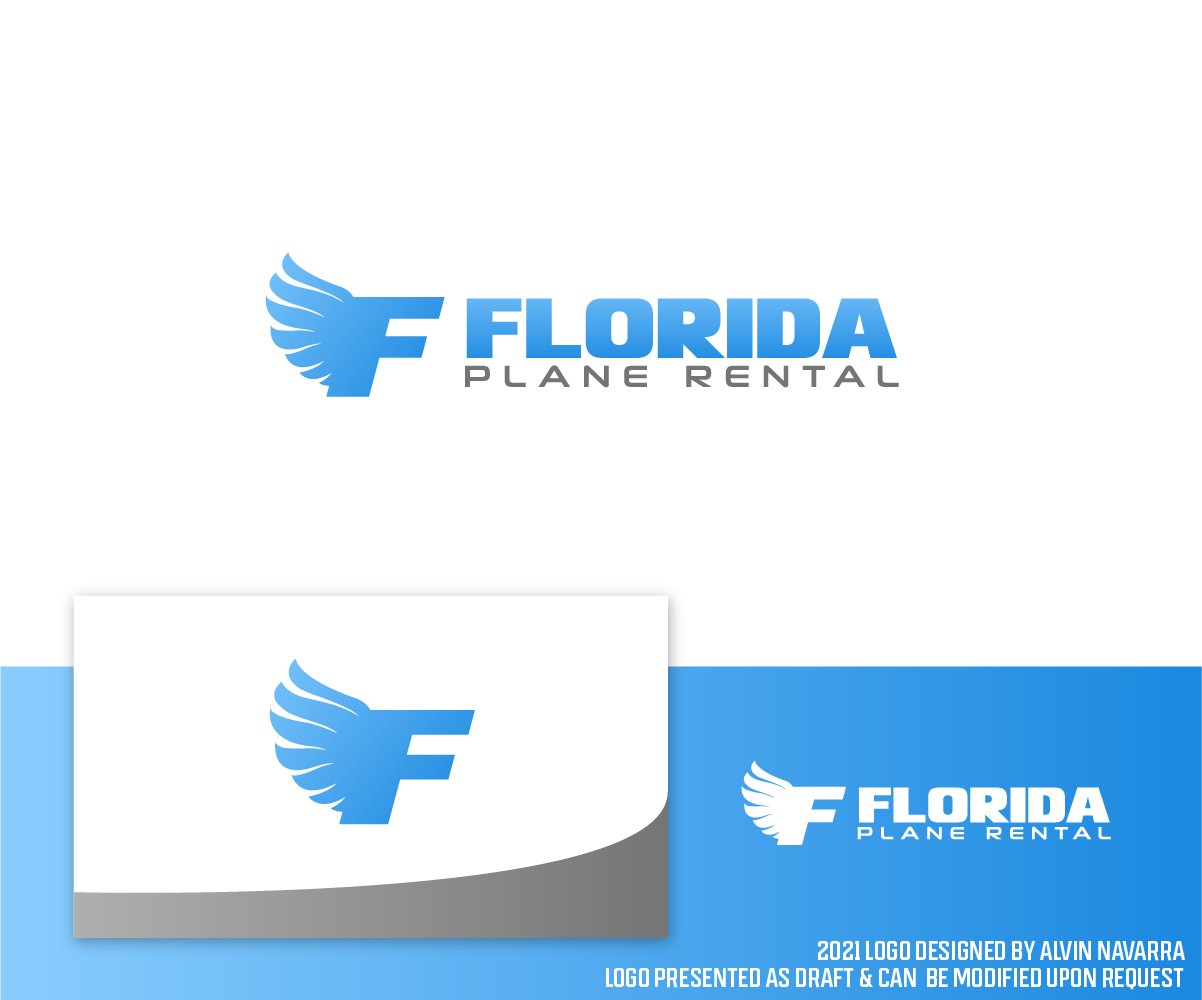 Logo Design by alvinnavarra for florida plane rental | Design #26319463