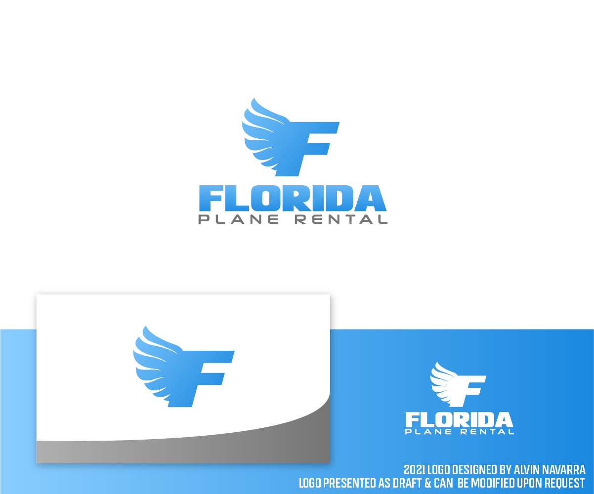 Logo Design by alvinnavarra for florida plane rental | Design #26319466