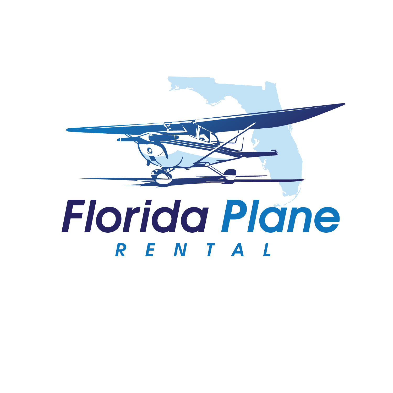 Logo Design by GODDREAMCREATION for florida plane rental | Design #26317633