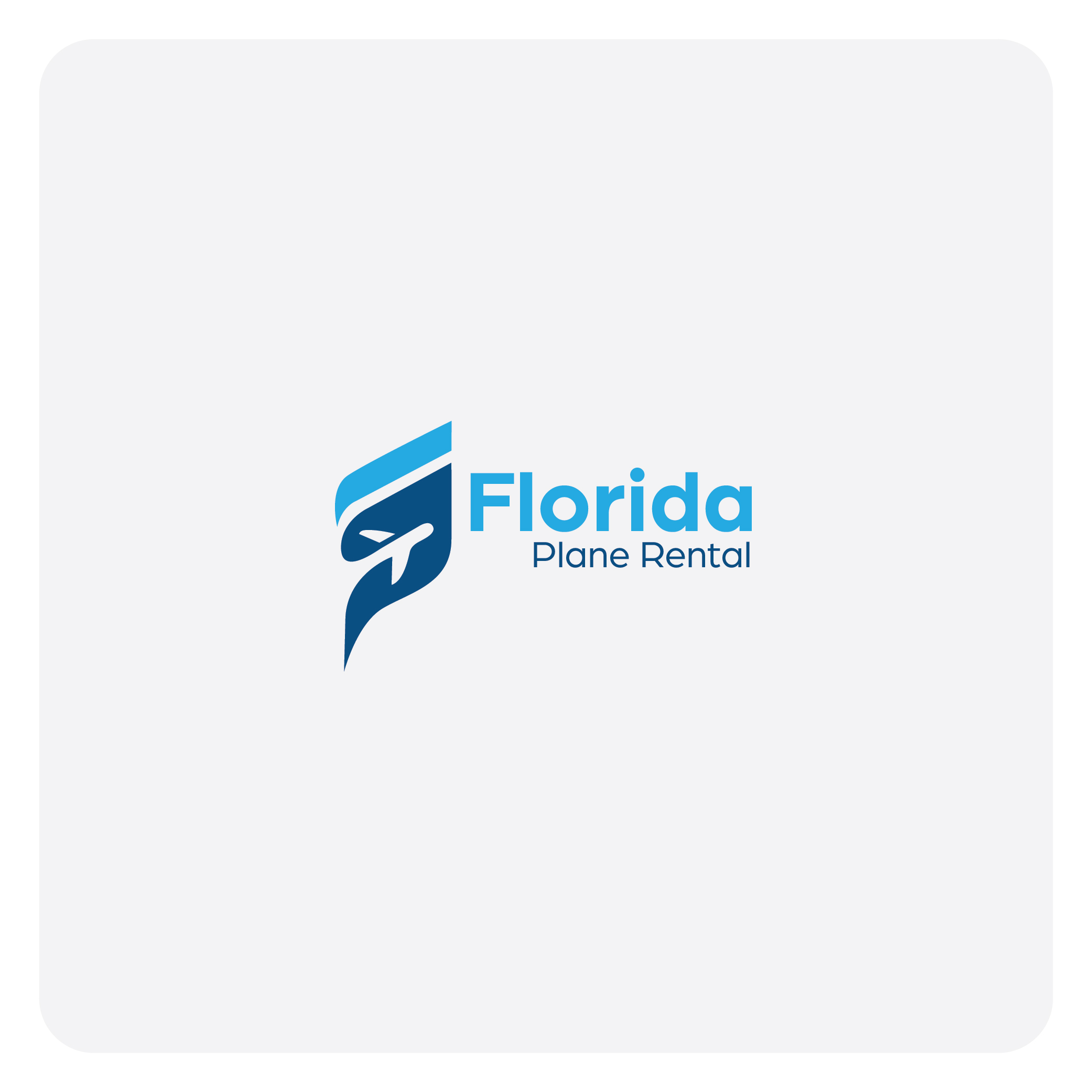 Logo Design by Maxo-Biz for florida plane rental | Design #26317210
