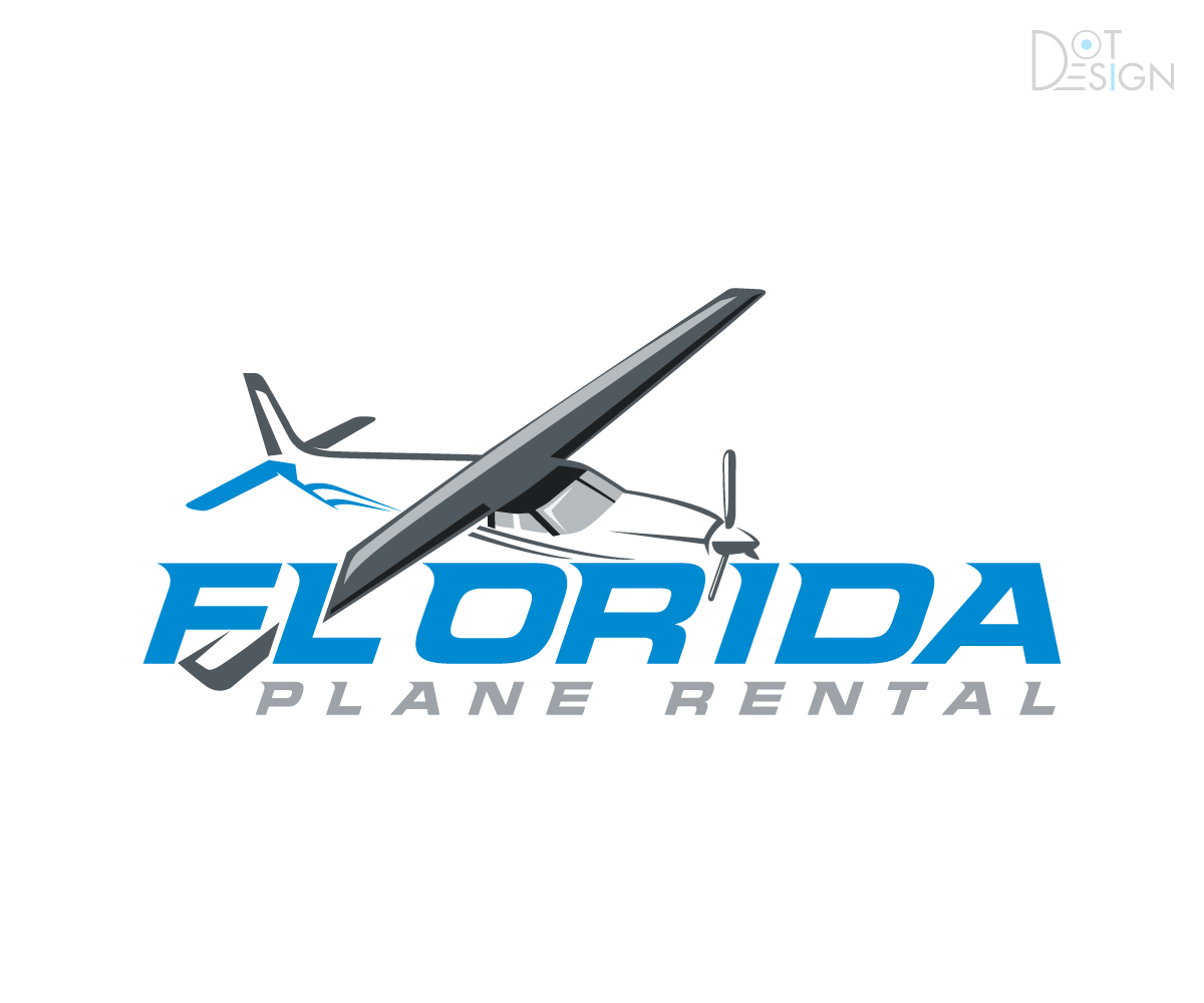 Logo Design by Dot Design 3 for florida plane rental | Design #26362901