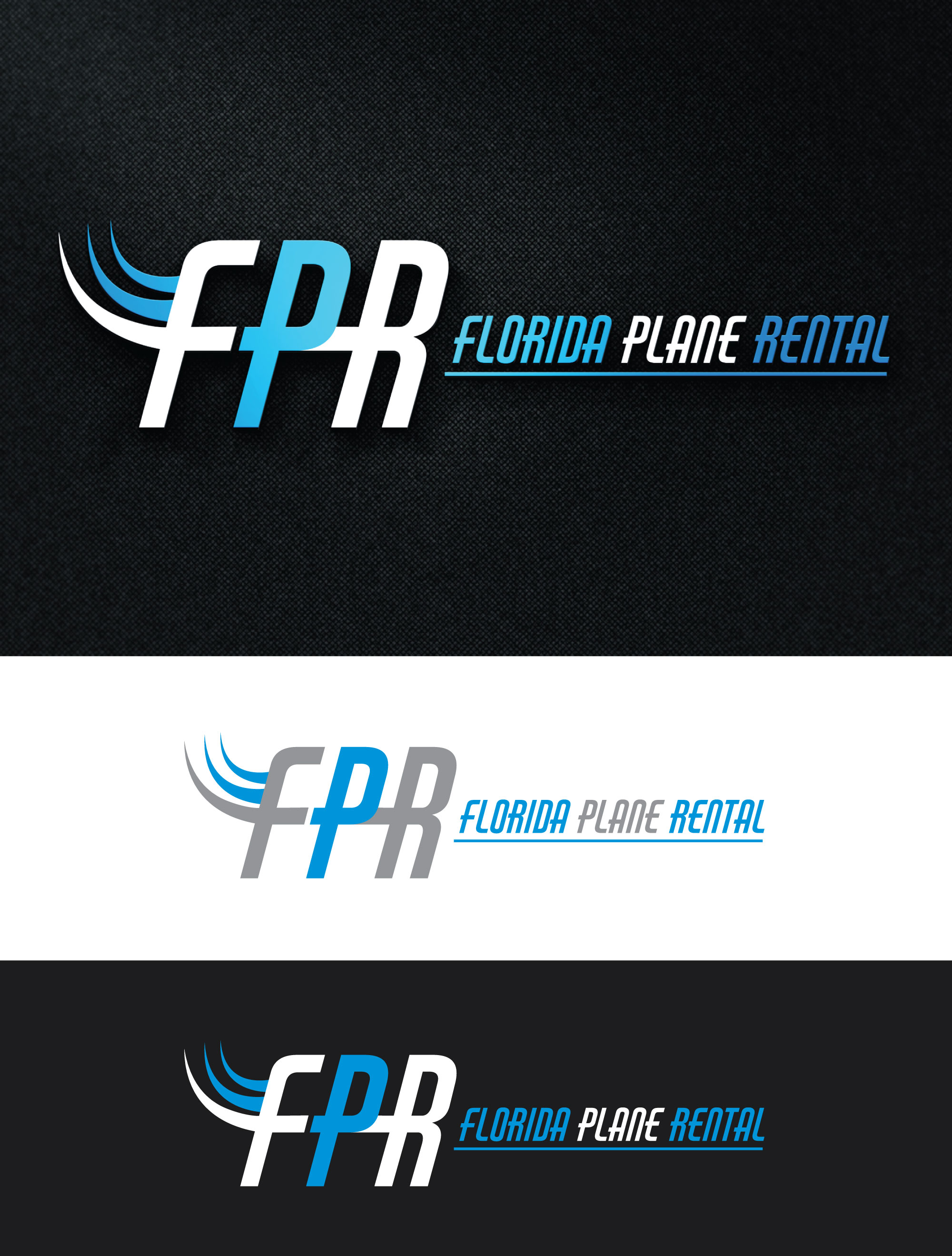 Logo Design by u2square for florida plane rental | Design #26318751