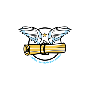 CC in the middle. Expanded logo would have "One Stop Consent Management Shop" | Logo Design by sankar999