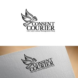 Logo Design by PsyPen for Consent Courier | Design #26317833