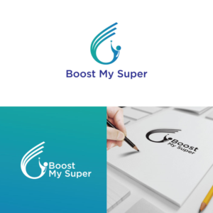 boostmysuper.com.au | Logo Design by CreativeFlows 2