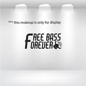 FREE BASS FOREVER | Logo Design by Ochieng