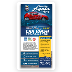 Wash King Newspaper ad - Wanted Immediately 24Hour Selection | Graphic Design by Finley Johnson