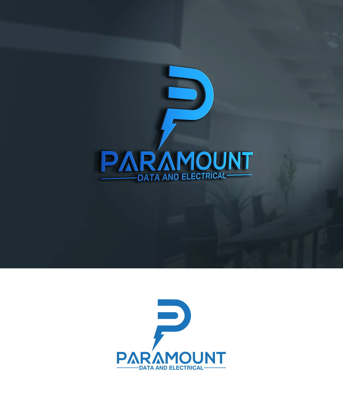 Logo Design by romasa design555 for Paramount data and electrical  | Design #26332762