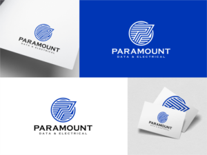 Diseño de Logo por artswolf para Paramount data and electrical  | Diseño: #26353710