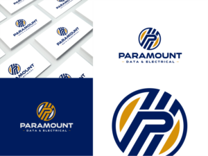 Diseño de Logo por artswolf para Paramount data and electrical  | Diseño: #26353711